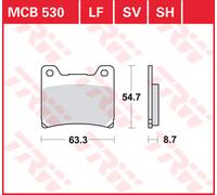 TRW Pastillas de freno de metal sinterizado MCB 530 SH - LUCAS