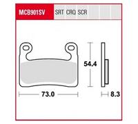 TRW Pastillas de freno de metal sinterizado MCB 901 SV -