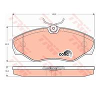 TRW Pastillas Freno GDB1478 Pastillas de Freno para Vauxhall Cuadro Vivaro F7