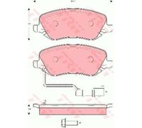 TRW Pastillas Freno GDB1489 Pastillas de Freno para Lancia Tesis 841AX