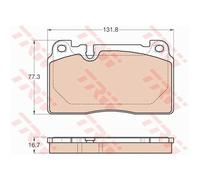 TRW Pastillas Freno GDB1974 Pastillas de Freno para Porsche Macan 95B