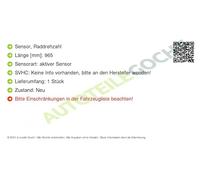 TRW Sensor, Raddrehzahl GBS139