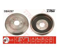TRW Tambores De Freno Traseros Ø114mm Para Land Rover Freelander LN L314