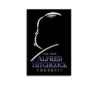 TRWHRYERYRH Alfred Hitchcock presenta pósteres estéticos para pared, pintura decorativa, lienzo vintage para sala de estar, dormitorio, 30 x 45 cm, estilo sin marco
