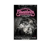 TRWHRYERYRH Casablanca - Póster estético para pared, pintura decorativa, lienzo vintage para sala de estar, dormitorio, 40 x 60 cm, estilo sin marco