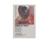 TRWHRYERYRH Lingua Ignota Sinner Get Ready Pósteres estéticos para pared, pintura decorativa, lienzo vintage para sala de estar, dormitorio, 20 x 30 cm, estilo sin marco