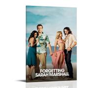 TRWHRYERYRH Póster decorativo de pared con texto en inglés "Forgetting Sarah Marshall", lienzo vintage para sala de estar, dormitorio, 30 x 45 cm, estilo marco