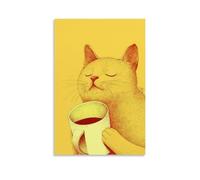 TRWHRYERYRH Póster estético de Good Morning para pared, pintura decorativa, lienzo vintage para sala de estar, dormitorio, 20 x 30 cm, estilo sin marco