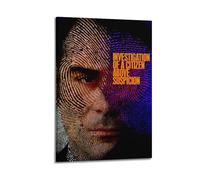 TRWHRYERYRH Póster estético de la investigación de un ciudadano por encima de la sospecha para pared, pintura decorativa, lienzo vintage para sala de estar, dormitorio, 20 x 30 cm, estilo marco