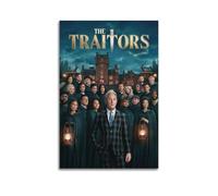 TRWHRYERYRH Póster estético de The Traitors para pared, pintura decorativa, lienzo vintage para sala de estar, dormitorio, 60 x 90 cm, estilo sin marco