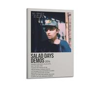 TRWQEVQWEG Póster de Demos de Salad Days de Mac DeMarco para pared, póster estético, pintura artística moderna para sala de estar, 60 x 90 cm, estilo marco