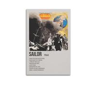TRWQEVQWEG Sailor by Steve Miller - Póster de la banda de lona para pared, póster estético moderno para sala de estar, 60 x 90 cm, estilo sin marco