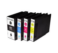 TRWUQHGD 1 Uds T13R1 T13R4 Cartucho de Tinta EP-C7000a EM-C7100a Impresora(T13R4 Yellow Cartridge)