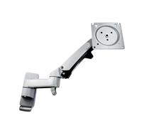 TRWUQHGD 3-12KG brazo largo 17 "-35" monitor TV pantalla montada en la pared resorte de gas de aluminio presión de aire TV soporte montado en la pared(SILVER)