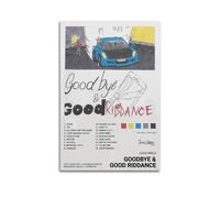 TRXU Juice WRLD GOODBYE & GOOD RIDDANCE - Póster retro para la portada del álbum, póster musical para dormitorio y sala de estar, lienzo estético para pared, 30 x 45 cm, U