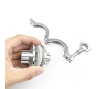 Try clamp, Juego de casquillos Tri Clamp acero inoxidable 304 for accesorios tuberías sanitarias en varios tamaños(25mm)