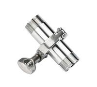 Try clamp, Kit de accesorios for tuberías sanitarias SS304: abrazadera Tri Clamp, adaptador rosca, férula, junta, varios tamaños(DN32 x Ferrule 50.5)