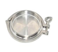 Try clamp, Kit de accesorios for tuberías sanitarias SS304: casquillo soldadura, abrazadera Tri-Clamp, junta, tapón final, varios tamaños(Pipe OD-102mm)