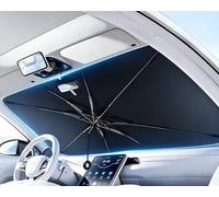 Tryagat 1 Pieza Parasol de Parabrisas Delantero para Renault Megane Ⅳ Sport Tourer Estate 2016-2024, Protector UV y Calor Plegable, Paraguas de Coche Reflector Solar Cubierta,L（150×82cm）