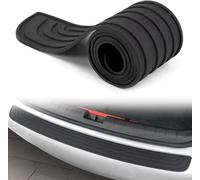 Tryagat 1 Pieza Protector de Maletero para Volkswagen ID.3 2019-2023, Tira de Parachoques Caucho Robusta Antideslizante Umbral de Puerta Accesorios Coche