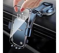 Tryagat 1 Pieza Soporte Móvil Coche para Peugeot 308 SW 2021 2022 2023 2024, Ventosa Salpicadero Porta Movil Coche Ajustable Rotación 360 Grados Brazo