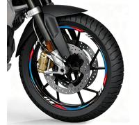 Tryagat 16 Piezas Adhesivo Llanta Moto para BMW GS R1200 Von 2013-2016 | Tira Decoración Rueda Pegatina Cubo Neumático Adorno Borde Accesorio Motocicleta