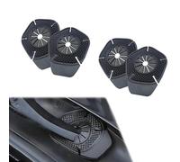 Tryagat 4 Piezas Protección de Agujero de Limpiaparabrisas para BMW X7 G07 2018-2022, Cubierta Antipolvo de Brazo de Limpiaparabrisas Flexible Impermeable Anticongelante