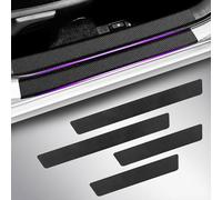 Tryagat 4 Piezas Protector de Umbral de Puerta para BMW 5er G60 2025 2024 2023 2026, Película Protectora Antirrayas Decoración de Estribo Protección de Pintura Pegatina
