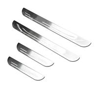 Tryagat 4 Piezas Protector De Umbral De Puerta para Dacia Sandero 3 Stepway 2020-2022, Embellecedores Acero Inoxidable Robusto Molduras Entrada Carrocería Accesorios,Silver