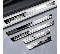 Tryagat 4 Piezas Umbrales de Puerta para BYD Seal U 2024 2025 2026, Protección Umbral de Puerta Auto Acero Inoxidable Anti-Arañazos Adorno Decoración Durable