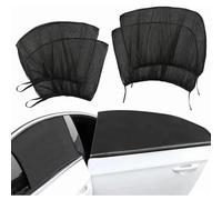Tryagat 4 Unidades Parasol Coche Ventana Lateral Trasera y Delantera para BYD Atto 2 2025 2026, Funda Malla Elástica Mosquitera Flexible Protector Rayos UV