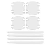 Tryagat 8 Piezas Protector Manija Puerta para Audi Q2 GA I 2016-2020, Película Protección Pintura Autoadhesivo Resistente Pegatina Coche