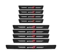 Tryagat 9 Piezas Protectores De Umbral De Puerta para Hyundai i10 2026 2025 2024 2023, Protector De Maletero Antirrayas Embellecedor Auto Fibra De Carbono