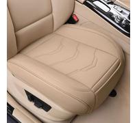 Tryagat Funda de Asiento de Coche Delantera para Alfa Romeo Mito 2013-2018, Cojín Transpirable Antideslizante con Bolsillo de Almacenamiento,Beige