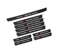 Tryagat Protector de Umbral para Audi Q5 GU 2024 2025 2026 | 9 Piezas Pegatinas de Fibra de Carbono Antirayaduras y Duraderas