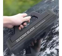 Tryagat Rasqueta Silicona Coche Escobilla para BYD Atto 3 2025 2024 2023 2022, Limpiaparabrisas Flexible Coche Raspador de Ventana Limpia Cristales Gris Hoja