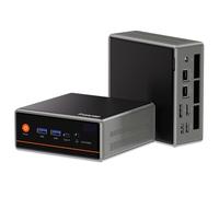 Trycoo Mini PC Gaming, Ryzen 5 5600H 16GB DDR4 RAM/512GB SSD (Beats 5700U/7430U), mini computadora de escritorio micro PC, tipo C/HDMI/DP/HD, triple pantalla 4K, WiFi6/BT5.2/USB3.2 para negocios en