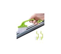 Trycooling Hand-held Groove Gap Cleaning Tools Door Window Track Kitchen Cleaning Brushes (Random Color-Blue, Green, Pink) (2 Pcs)