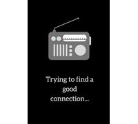 Trying to find a good connection...: - 6”X9” Journal/ Notebook/ Diary. - 150 pages. - College ruled paper. - Includes cover page. - Matte-finish on exterior cover.