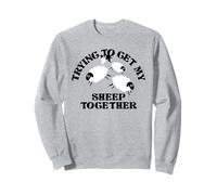 Trying TO Get MY Sheep Together Diseño Divertido Sudadera