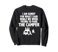 Trying To Park The Camper Camping Hiking Adventure Nature Sudadera
