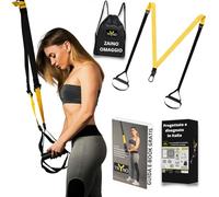 TRYNO TRX Compatible| Multifunción Gimnasio | Diseño Italiano 2022 | Conexión Universal (Extensible Amarillo)