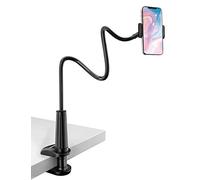 TRYONE Soporte Movil Teléfono - Soporte Flexible con Brazo de Cuello de Cisne para Serie iPhone/Celulares Samsung/Huawei/Google Pixel y Más, 70 cm de Longitud en Total