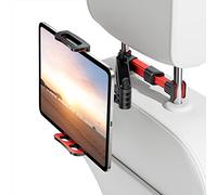 TRYONE Soporte Tablet Coche, Soporte Coche Reposacabezas - Soporte Extensible para Tablet Móvil iPad/Samsung Galaxy Tabs/Amazon Kindle Fire HD/Switch/Otros Dispositivos de 4.4-11 Pulgada