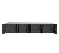 QNAP TS-1273AU-RP-8G servidor de almacenamiento NAS Bastidor (2U) Ryzen Embedded V1500B 8 GB DDR4 0 TB QNAP QTS Aluminio, Negro
