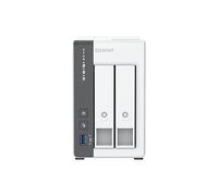 QNAP TS-216G servidor de almacenamiento NAS Torre Cortex-A Cortex-A55 4 GB Unidad de disco duro Blanco