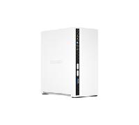 QNAP TS-233 servidor de almacenamiento NAS Torre ARM Cortex-A55 2 GB 0 TB QNAP QTS Blanco