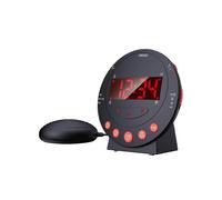 TS-BC600 Loud Vibrating Alarm Clock Digital 12 24H Bedroom Clock for Deaf Hearing Impaired Senior