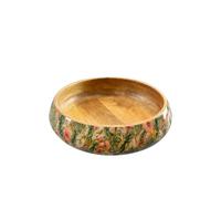 TS Collection - Cuenco Monstera Mystery - 31x8 - Metal y epoxi - Artículos exclusivos para el hogar - Hechos a Mano - Impresión única - Diseñados por Lammie