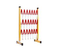 Ts Metal Traffic Bers - Bloqueadores de carretera portátiles con diseño AP de fijación multidireccional ajustable de 1,2 x 2 m para un control eficaz del tráfico